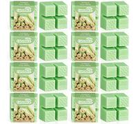 Scented Wax Melts, Soy Wax Cubes for Candle Warmer Burner, made with Citronella Oil, Lemongrass Scent Wax Tarts for Indoor Outdoor Use, Vegan Gift Set for Valentine's Day, Christmas, Birthday, 8 Packs