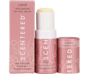 Scentered Aromatherapy Balm Stick - Love - Rose Essential Oils Rub On for Emoti