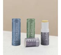 Scentered Aromatherapy Balm Gift Set - Calm & Confident - Pack of 3 Balms: Sleep Well, De-Stress, Focus - Rosemary, Cedarwood, Lavender Essential Oils - Aromatherapy Gifts for Women