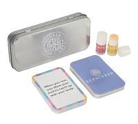 Scentered Gratitude & Affirmation Gift Set - 42 Pocket-Sized Mindfulness Cards with Aromatherapy Balms for Positivity, Mood Boost & Self-Care in Reusable Tin