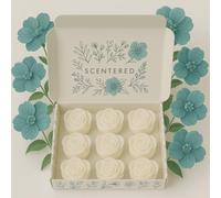 Scentered Serenity Wax Melts| Strong Scented| 9 Pack| Luxury Gift Set Wax Melts| Over 60 Hrs Burn Time Per Box| Pet Friendly| Eco Friendly| Hand Poured (Fresh Linen)