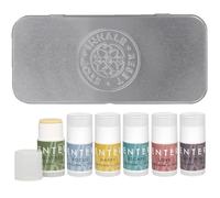 Scentered Women's Aromatherapy Balms Gift Set Tin - 6 Pack - Sleep, Focus, Relaxation Scentered Multicolor