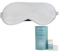 Scentered Yoga & Meditation Gift Set with Silk Eye Mask & Escape Aromatherapy Balm - Natural Silk Eye Mask to Block Out Light & Calming Essential Oils Balm - Mindful Escape Kit for Meditating & Yoga