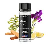 Scentia Miami One (My Way) Aromatherapy Oil for Diffuser - Hotel Scent Inspired by 1 Hotel Miami Beach - 20 mL - Lemon, Sandalwood & Cedar Natural Fragrance Oil for Waterless & Cold Air Diffusers