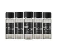 Scentiment Hotel Collection Diffuser Oils | Aromatherapy Fragrances Inspired by 5-Star Hotels | Top 5 Luxurious Scents with Notes of Cardamom, Tuscan Leather, and Sandalwood (2.02 fl oz, 20ml Bottles)