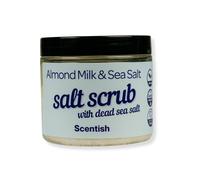 Scentish Almond Milk & Sea Salt Dead Sea Salt Body Scrub In Natural Natural One Size