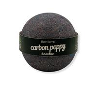 Scentish Carbon Poppy Bath Bomb Round in Black Scentish Black