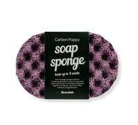 Scentish Carbon Poppy Soap Sponge In Purple Purple