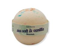 Scentish Sea Salt & Vanilla Bath Bomb In Off White Off White