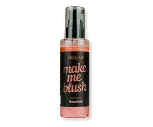 Scentish Women's Make Me Blush Shimmering Body Oil in Pink | Size: 100ml Scentish Pink 100ml