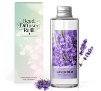 SCENTORINI Lavender Reed Diffuser Refill Oil 200ml - Long Lasting Aroma Refill for Reed Diffusers - Calming Scent for Bedroom & Home, Ideal for Relaxation & Sleep Aid