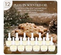 SCENTORINI Plug-In Air Freshener Refill Value Pack, Compatible with Air Wick & Glade, Autumn-Winter Home Fragrance Collection - 12 Bottles (4 Scents ×3) 19 ml Each