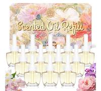SCENTORINI Plug In Air Freshener Refills 19ml x 12 Pack, Compatible with Air Wick and Glade Plug-in Devices, Floral Mix 4 Scents x 3, Room Fragrance Home Scent, Gift Boxed