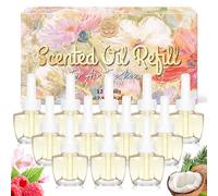 SCENTORINI Plug In Air Freshener Refills 19ml x 12 Pack, Compatible with Air Wick and Glade Plug-in Devices, Fresh Fruity Mix 4 Scents x 3, Room Fragrance Home Scent, Gift Boxed