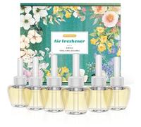 SCENTORINI Plug In Air Fresheners Refills, Suitable for Air Wick & Glade, 3 Fragrance Baby Powder, Eucalyptus Sage, Palo Santo Plug In Electrical Air Freshener Refills, 6 Packs