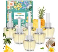 SCENTORINI Plug In Air Fresheners Refills, Suitable for Air Wick & Glade, Hawaii Fragrance Plug In Electrical Air Freshener Refills, 6 Packs