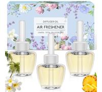 SCENTORINI Plug In Air Fresheners Refills, Suitable for Air Wick & Glade, Hawaii Fragrance, Plug In Electrical Air Freshener Refills, 3 Packs