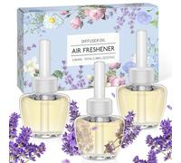 SCENTORINI Plug In Air Fresheners Refills, Suitable for Air Wick & Glade, Lavender Fragrance, Plug In Electrical Air Freshener Refills, 3 Packs