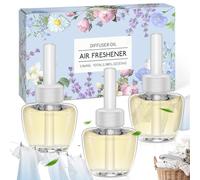 SCENTORINI Plug In Air Fresheners Refills, Suitable for Air Wick & Glade, Liene Fragrance, Plug In Electrical Air Freshener Refills, 3 Packs
