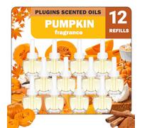 SCENTORINI Plug In Refills 12 Pack, Pumpkin Scent for Air Wick & Glade