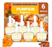 SCENTORINI Plug In Refills 6 Pack, Pumpkin Scent for Air Wick & Glade