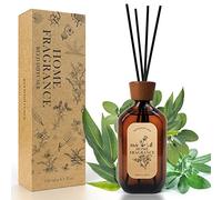 SCENTORINI Reed Diffuser 120ml Eucalyptus Sage Home Fragrance 6 Sticks | Adjustable Fragrance Intensity for Bedrooms, Living Rooms, Bathrooms and Offices with Everyday Home Comfort