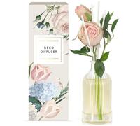 SCENTORINI Rose Reed Diffuser 200ml Home Fragrance 6 Reed Sticks | Adjustable Fragrance Intensity for Living Rooms, Bedrooms, Bathrooms and Offices with Elegant Home Scent Experience
