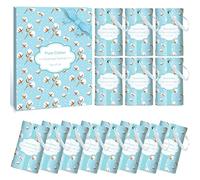 SCENTORINI Scented Sachet, Cotton Fragrance Sachets for Drawers, Closets, Wardrobe, 14 Pack