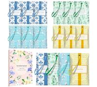 SCENTORINI Scented Sachets 16 Pack Linen Cotton Vanilla Eucalyptus Sage