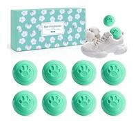 SCENTORINI Shoe Deodorizer Balls 8 Pack, Long-Lasting Odor Eliminator with Twist to Activate Freshness, Cotton Scent Shoe Freshener Balls for Sneakers, Trainers, Boots, Lockers Gym Bags Closets Travel