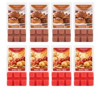SCENTORINI Wax Melts, Cinnamon Apple, Scented Soy Wax Blocks, 100% Natural Soy Wax, Long-Lasting Fragrance, Perfect for Home Fragrance, Gift Idea, Wax Melts - 8 Pack