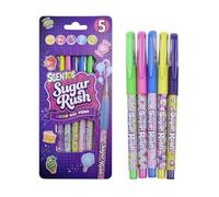 Scentos Fratelli Sugar Rush Scented Gel Pens - Pack of 5 - Ideal for Drawing, Colouring, Writing & Giving/Returning Gifts | Designed in USA