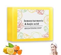Scentric Glow Turmeric Kojic Acid Soap Bar Natural Handmade for Face & Body,Dark Spot Remover & Brightening, Deep Cleansing Moisturizing Deep for All Skin Types, Brightenin (1pcs)
