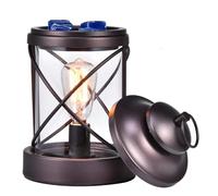 SCENTS HOME Electric Wax Warmers,Rustic Metal Oil Burner,Wax Melt Burner with 40W Edison Bulb for Home Décor
