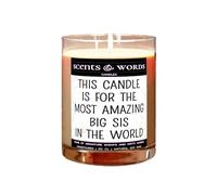 Scents&Words Candle, Gifts or Presents for Big Sis, Most Amazing Big Sis in The World, Scented Candles - snw1308 (Frosted Winter Berries)
