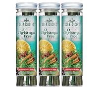 Scentsicles O Christmas Tree Scented Ornaments with Hooks - 3 Bottles (18 Sticks Total)