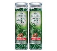 Scentsicles Scentfetti Scented Paper Filler, White Winter Fir, 125g Bottle (2 Pack) - For use in Warmers, with Botanicals, Greenery and More!