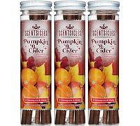 Scentsicles Spiced Pumpkin N Cider Scented Christmas Tree Ornaments - 3 Bottles