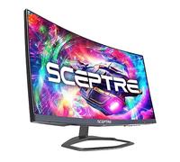 Sceptre Curved 24.5-inch Gaming Monitor up to 240Hz 1080p R1500 1ms DisplayPort x2 HDMI x2 Blue Light Shift Build-in Speakers, Machine Black 2023 (C255B-FWT240)