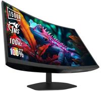 Sceptre - Curved Gaming Monitor 24 Inches, 1500R DisplayPort HDMI X2, Eye Care, Built-in Speaker 100% sRGB, Machine 1ms 100Hz Black 2024 (Series C248W-FW100T)