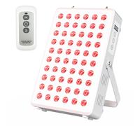 SCESFU Red light therapy, 660nm 850nm red light panel, integrated timer, 60 LEDs, high-performance red light therapy panel, 95 W, ideal for sleep promotion and improvement