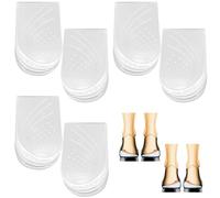 Scettar 3 Pairs Overpronation Insoles,3 Layers Adjustable Heel Wedge Corrective Inserts for Over Supination,Correct Excessive Pronation Upward Rotation,Xo Leg Shapeorthotic Insoles for Women Men (S)