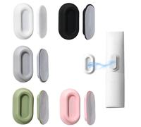 Scettar 5 Pcs Magnetic Remote Control Holder, Self Adhesive Punch-Free Wall Mount Remote Control Holder, Remote Holder for Office, Home Air Conditioner and Tv Remote Control Storage(Multicolor)