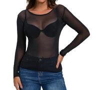 Scettar Black mesh top (UK, Alpha, XXL, Regular, Regular)