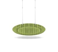 Sch! Acoustic Ceiling Baffles - Hatch - Type D - 700 x 700mm Wide x 250mm High - Lime Green