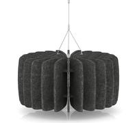 Sch! Acoustic Ceiling Baffles - Shade - Type A - 600mm Wide x 300mm High - Graphite Charcoal