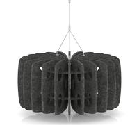 Sch! Acoustic Ceiling Baffles - Shade - Type B - 600mm Wide x 300mm High - Graphite Charcoal