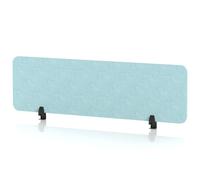 Sch! Acoustic Desktop Screen - Rectangle - 1400 x 400mm - Sky Light Blue