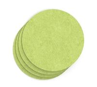 Sch! Acoustic Wall Tile - Set of 4 - Square Edge - Circle - Lime Green