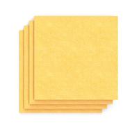 Sch! Acoustic Wall Tile - Set of 4 - Square Edge - Square - Buttercup Yellow